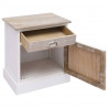 Szafki nocne, 2 szt., 38 x 28 x 45 cm, drewno paulownia