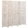 Parawan 5-panelowy, 175 x 165 cm, drewniany