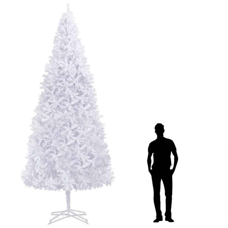 Sztuczna choinka, 400 cm, biała