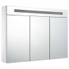 Szafka łazienkowa z lustrem i LED, 88 x 13 x 62 cm