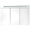 Szafka łazienkowa z lustrem i LED, 88 x 13 x 62 cm