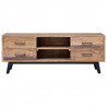Szafka pod TV, 120 x 30 x 45 cm, lite drewno tekowe
