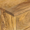 Szafka pod TV, 110 x 35 x 40 cm, lite drewno mango