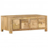 Stolik kawowy z 4 szufladami, 90x50x35 cm, lite drewno mango