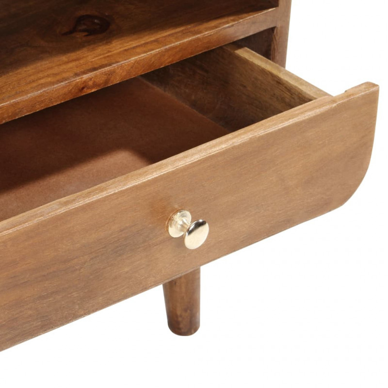 Szafka pod TV, 90 x 35 x 47 cm, lite drewno mango