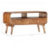 Szafka pod TV, 90 x 35 x 47 cm, lite drewno mango
