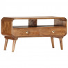 Szafka pod TV, 90 x 35 x 47 cm, lite drewno mango