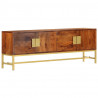 Szafka pod TV, 140x30x50 cm, lite drewno akacjowe
