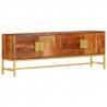 Szafka pod TV, 140x30x50 cm, lite drewno akacjowe