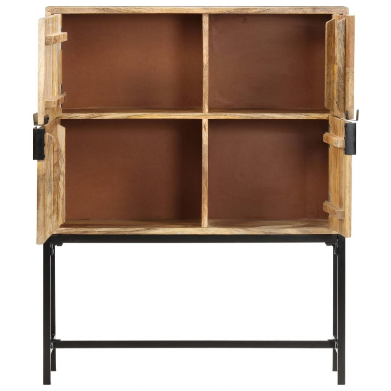 Szafka, 80x30x100 cm, lite drewno mango