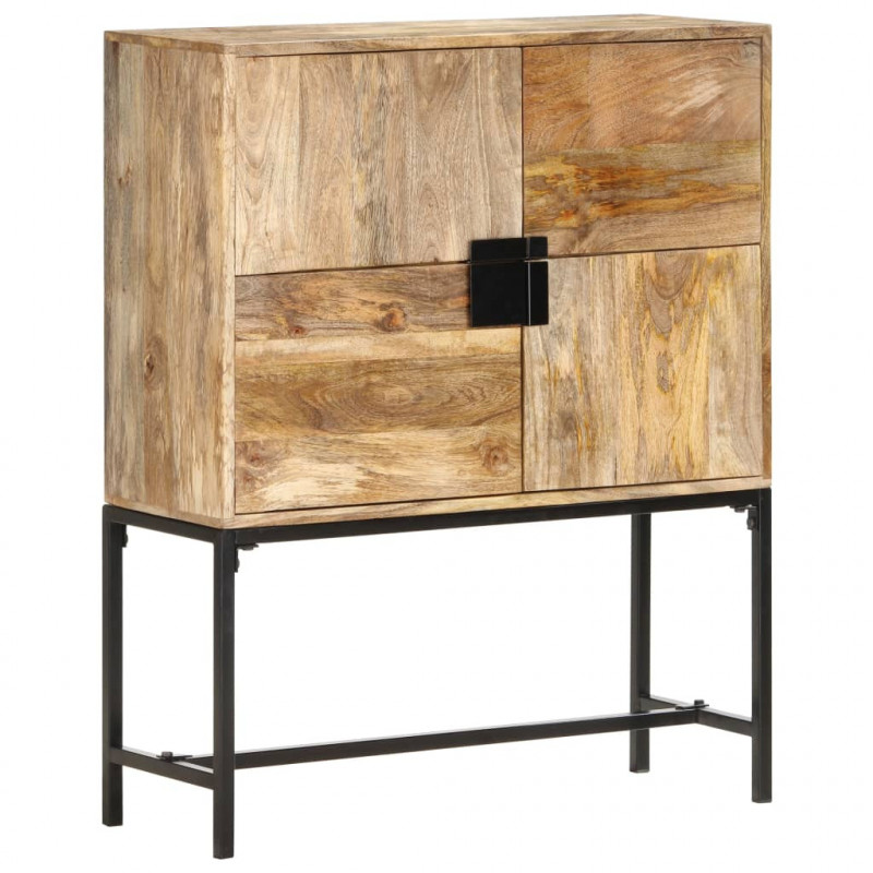 Szafka, 80x30x100 cm, lite drewno mango