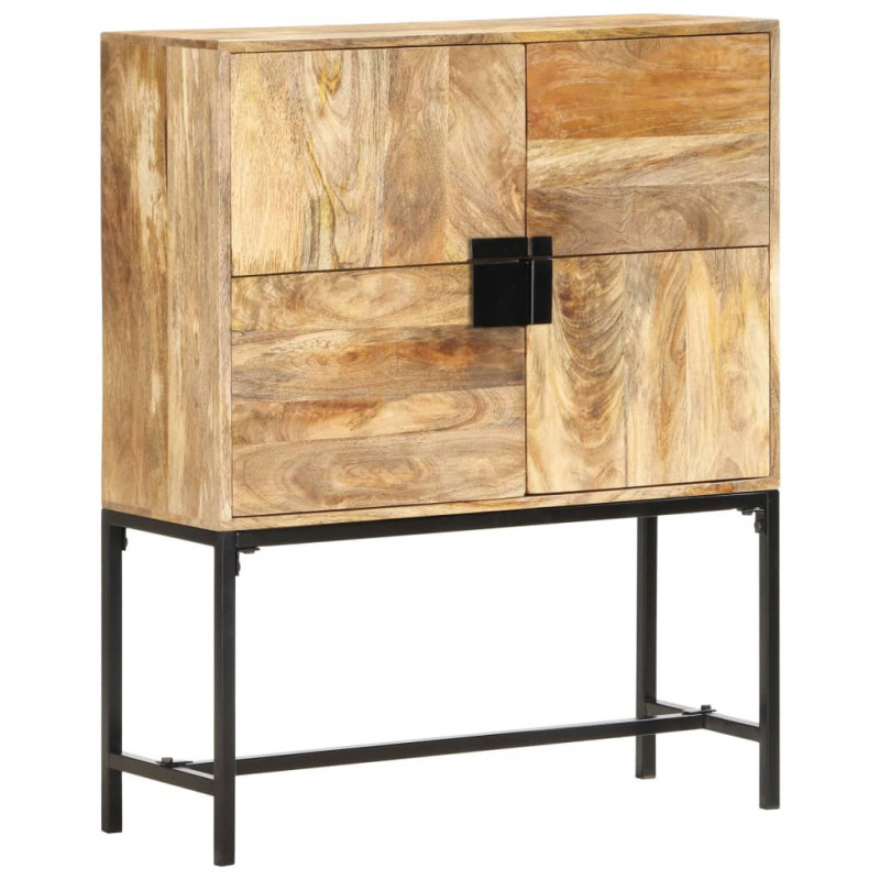 Szafka, 80x30x100 cm, lite drewno mango