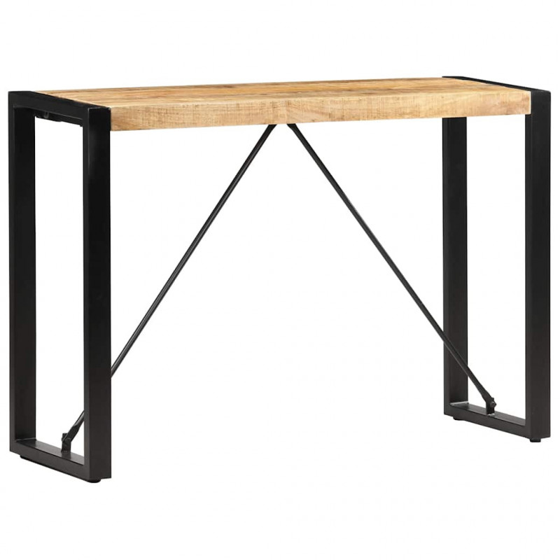 Stolik typu konsola, 110 x 35 x 76 cm, lite drewno mango