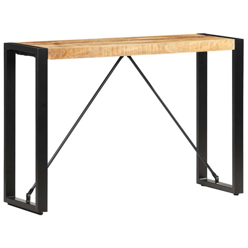 Stolik typu konsola, 110 x 35 x 76 cm, lite drewno mango
