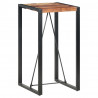 Stolik barowy, 60 x 60 x 110 cm, lite drewno akacjowe