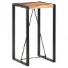 Stolik barowy, 60 x 60 x 110 cm, lite drewno akacjowe