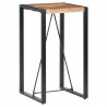 Stolik barowy, 60 x 60 x 110 cm, lite drewno akacjowe