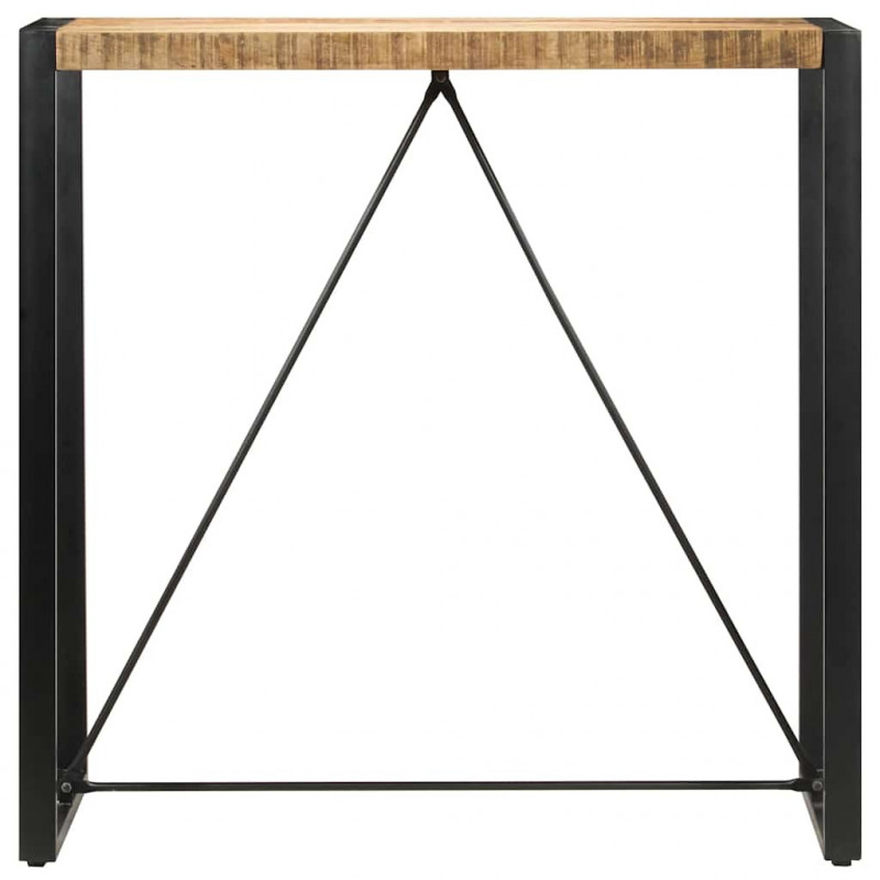 Stolik barowy, 110 x 60 x 110 cm, lite drewno mango