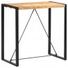 Stolik barowy, 110 x 60 x 110 cm, lite drewno mango