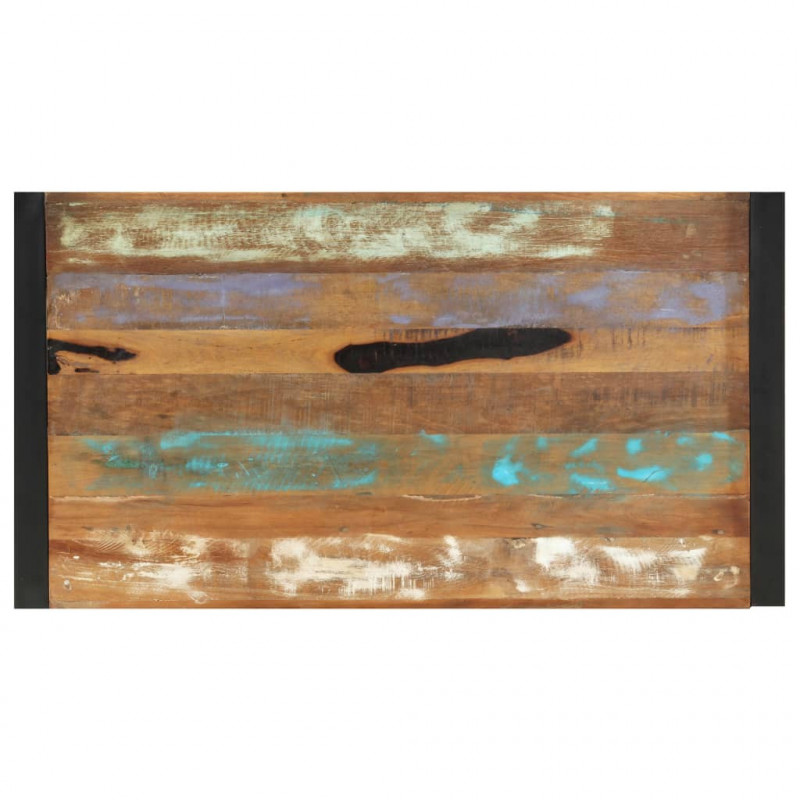 Stolik barowy, 110x60x110 cm, lite drewno z odzysku