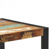 Stolik barowy, 110x60x110 cm, lite drewno z odzysku