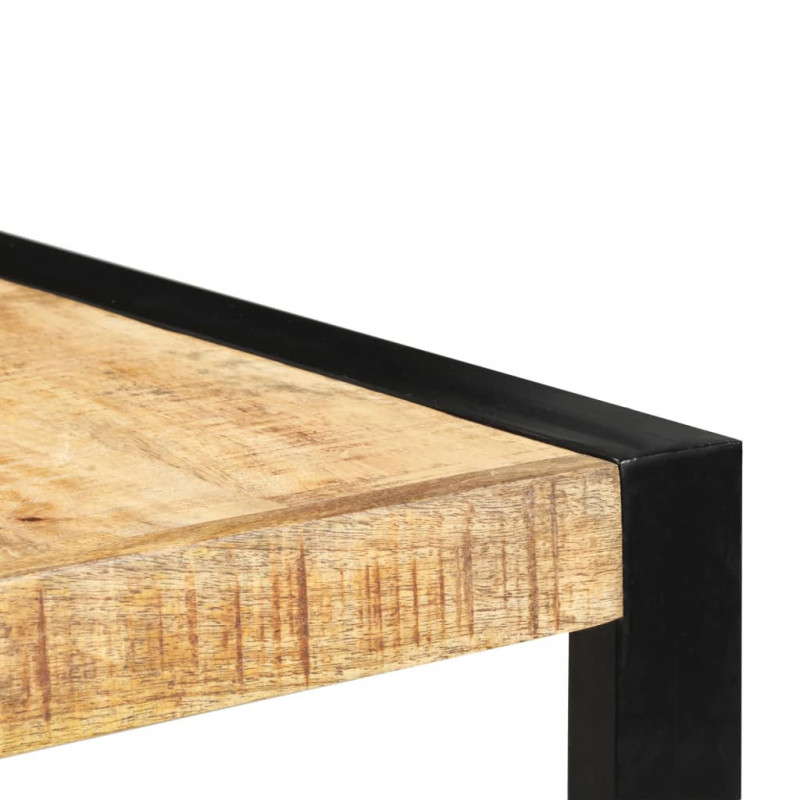 Stolik barowy, 140x70x110 cm, lite drewno mango