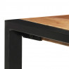 Stolik barowy, 140x70x110 cm, lite drewno akacjowe