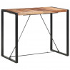 Stolik barowy, 140x70x110 cm, lite drewno akacjowe