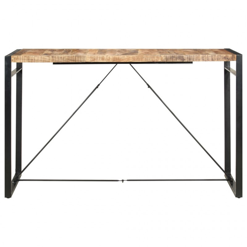 Stolik barowy, 180x90x110 cm, lite drewno mango