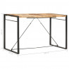 Stolik barowy, 180x90x110 cm, lite drewno mango