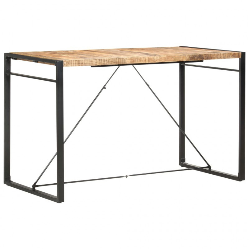 Stolik barowy, 180x90x110 cm, lite drewno mango