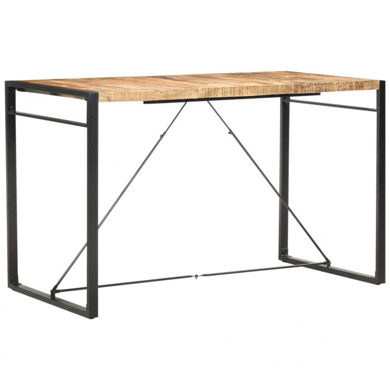 Stolik barowy, 180x90x110 cm, lite drewno mango