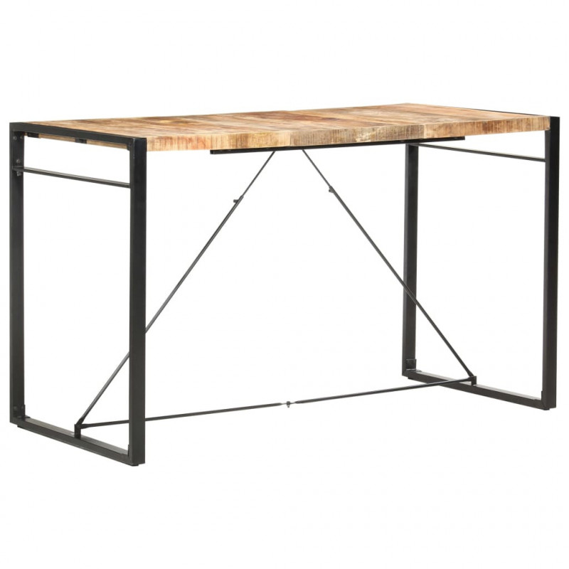 Stolik barowy, 180x90x110 cm, lite drewno mango