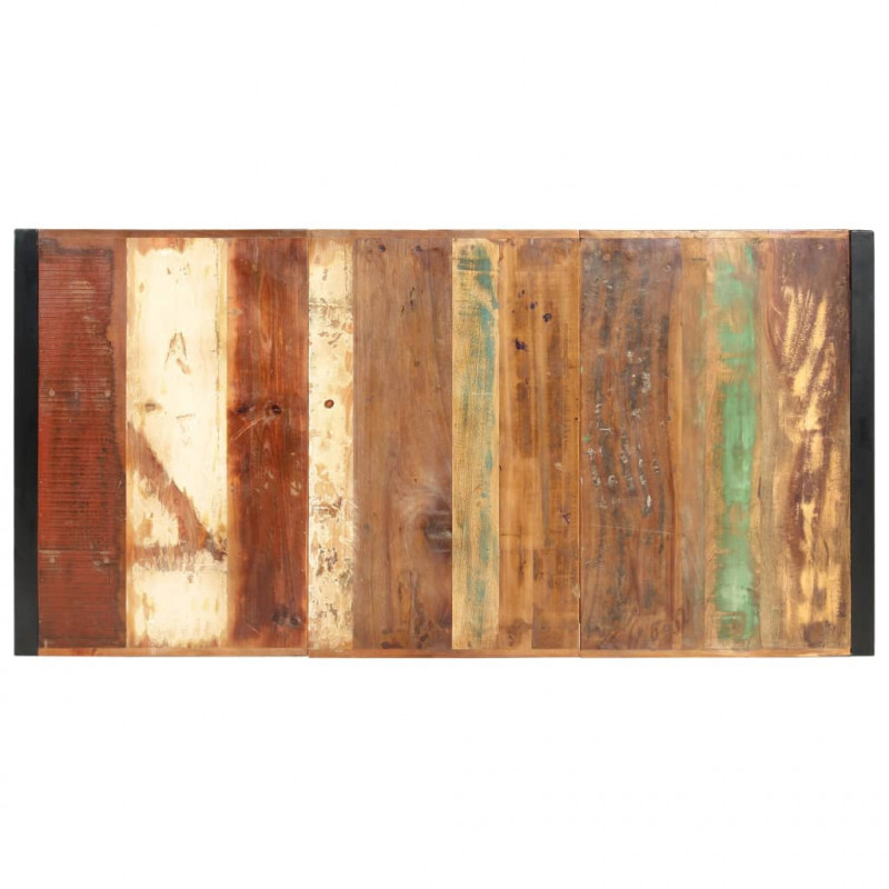 Stolik barowy, 180x90x110 cm, lite drewno z odzysku