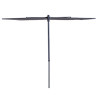 Madison Parasol balkonowy Sun Wave, 270 x 150 cm, szafirowy