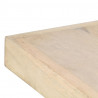 Stół jadalniany, 180 x 90 x 76 cm, lite, bielone drewno mango