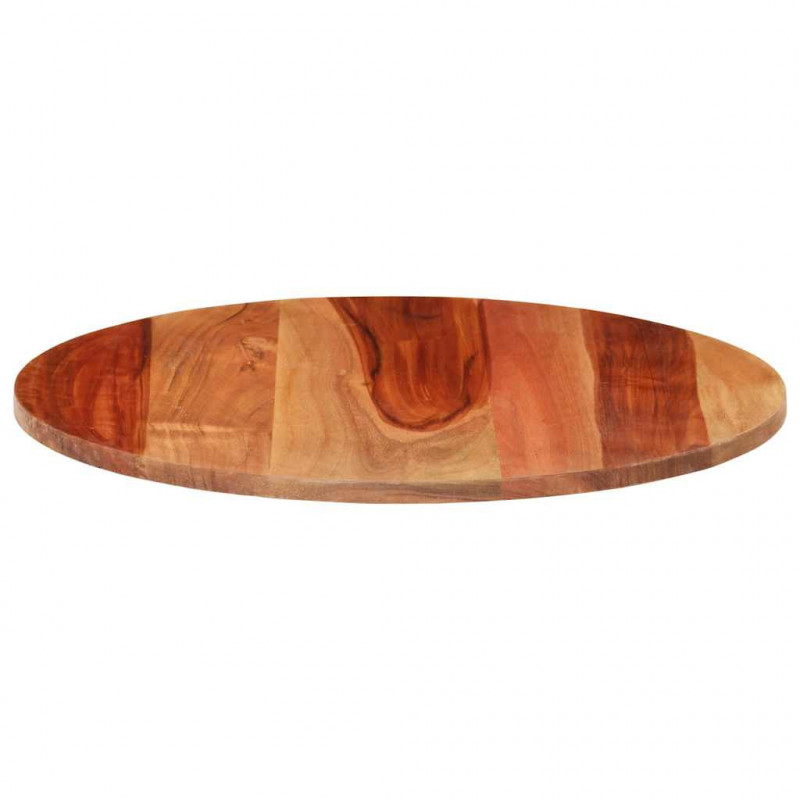 Blat stołu, lite drewno akacjowe, okrągły, 15-16 mm, 40 cm