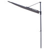Madison Parasol balkonowy Sun Wave, 270 x 150 cm, szafirowy