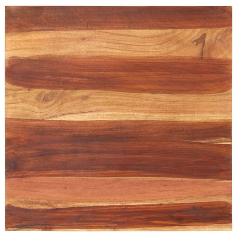 Blat stołu, lite drewno akacjowe, 25-27 mm, 70x70 cm