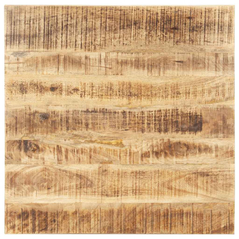 Blat stołu, lite drewno mango, 25-27 mm, 60x60 cm