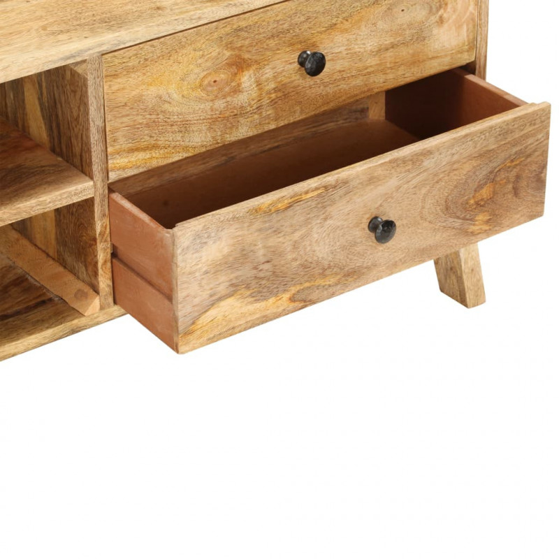 Szafka pod telewizor, 97x35x47 cm, lite drewno mango