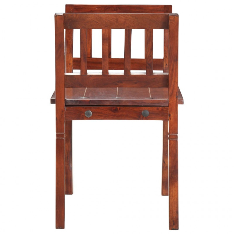 Ławka, 111 cm, lite drewno akacjowe