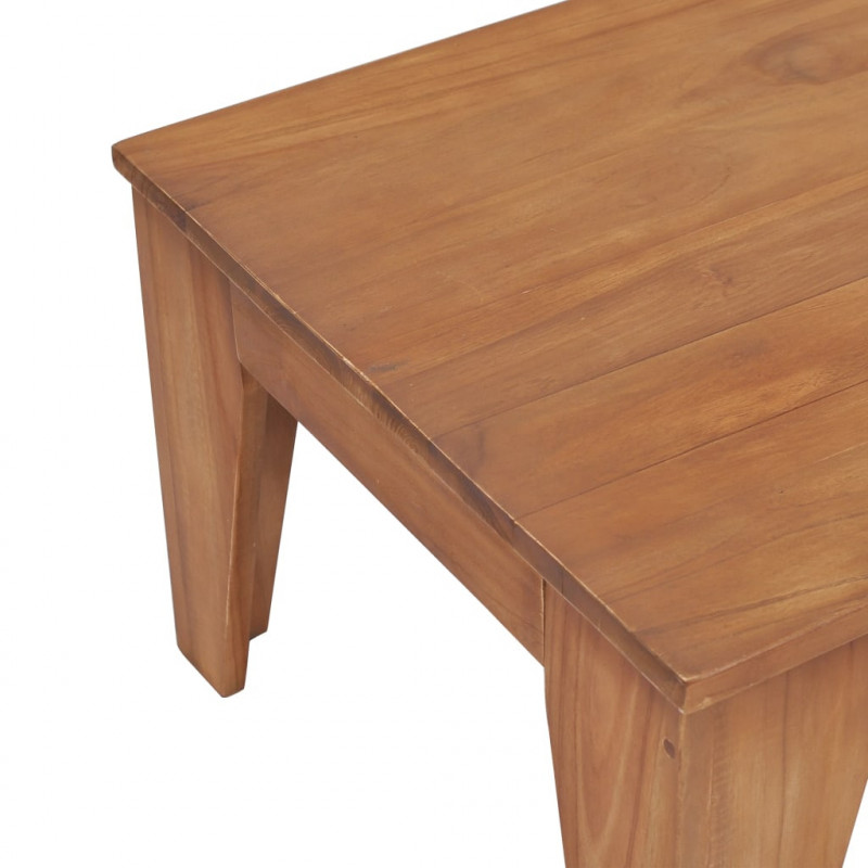 Stolik kawowy, 120 x 60 x 40 cm, lite drewno tekowe