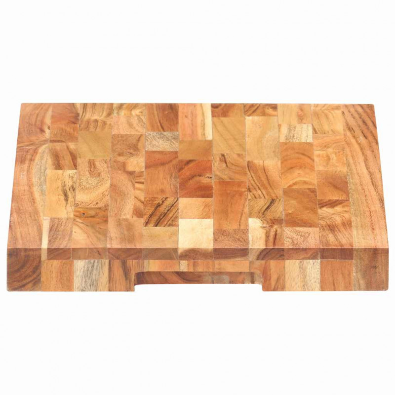 Deska do krojenia, 40x30x4 cm, lite drewno akacjowe