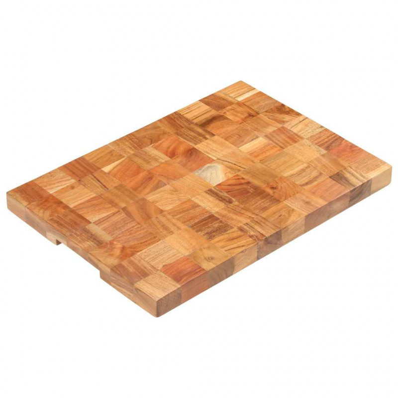Deska do krojenia, 50x34x3,8 cm, lite drewno akacjowe