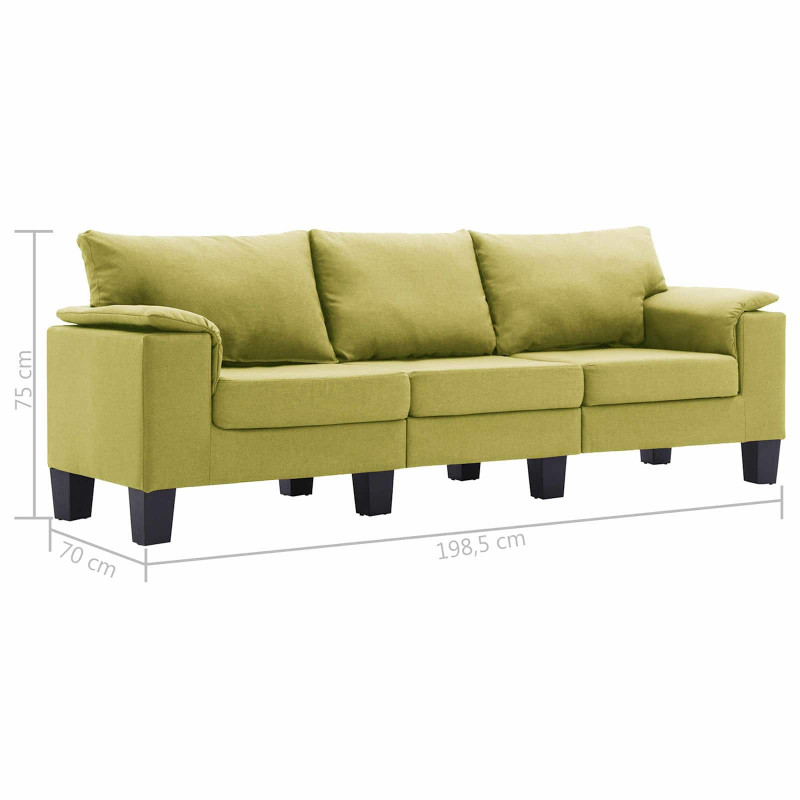 Sofa Zielony tkanina
