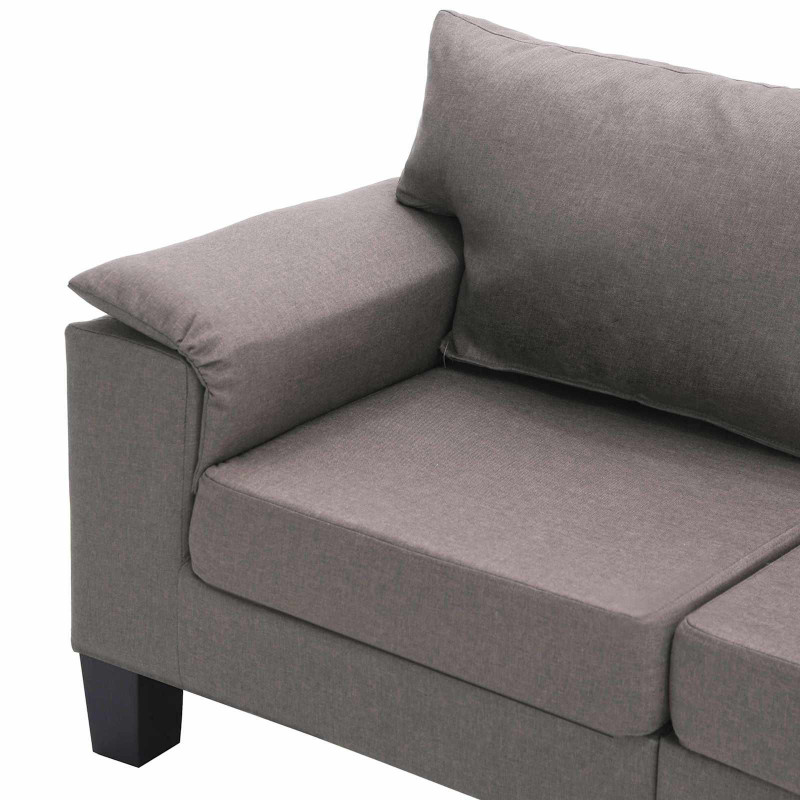 Sofa Ciemnoszary 4-osobowa tkanina