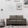 Sofa Ciemnoszary Sofy 2-osobowe tkanina