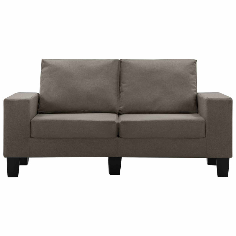 Sofa Ciemnoszary Sofy 2-osobowe tkanina
