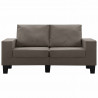 Sofa Ciemnoszary Sofy 2-osobowe tkanina
